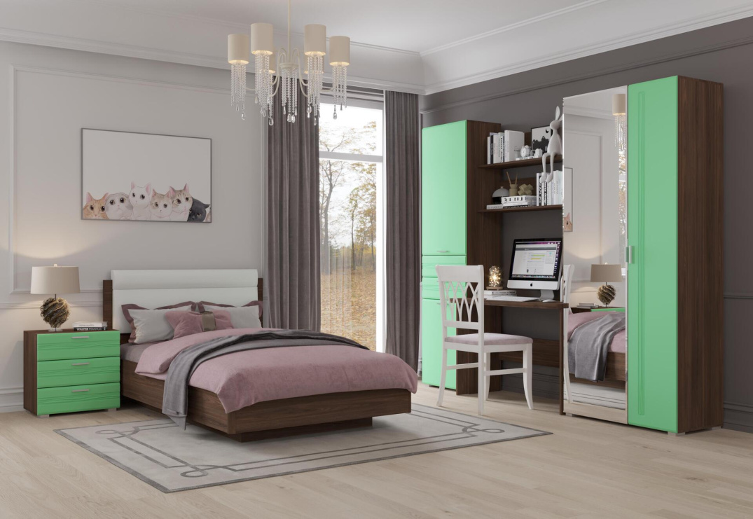 Рэд Фокс-Зеленый кожа prona 2655