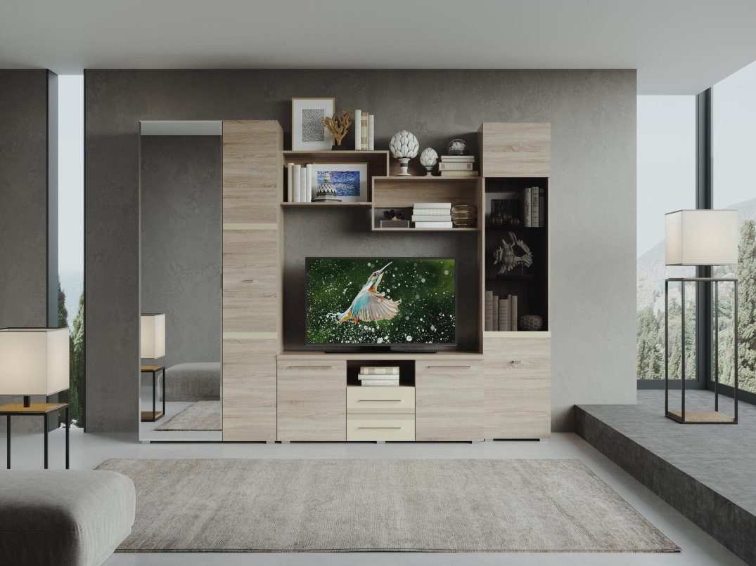 Дуб сонома + панна-котта