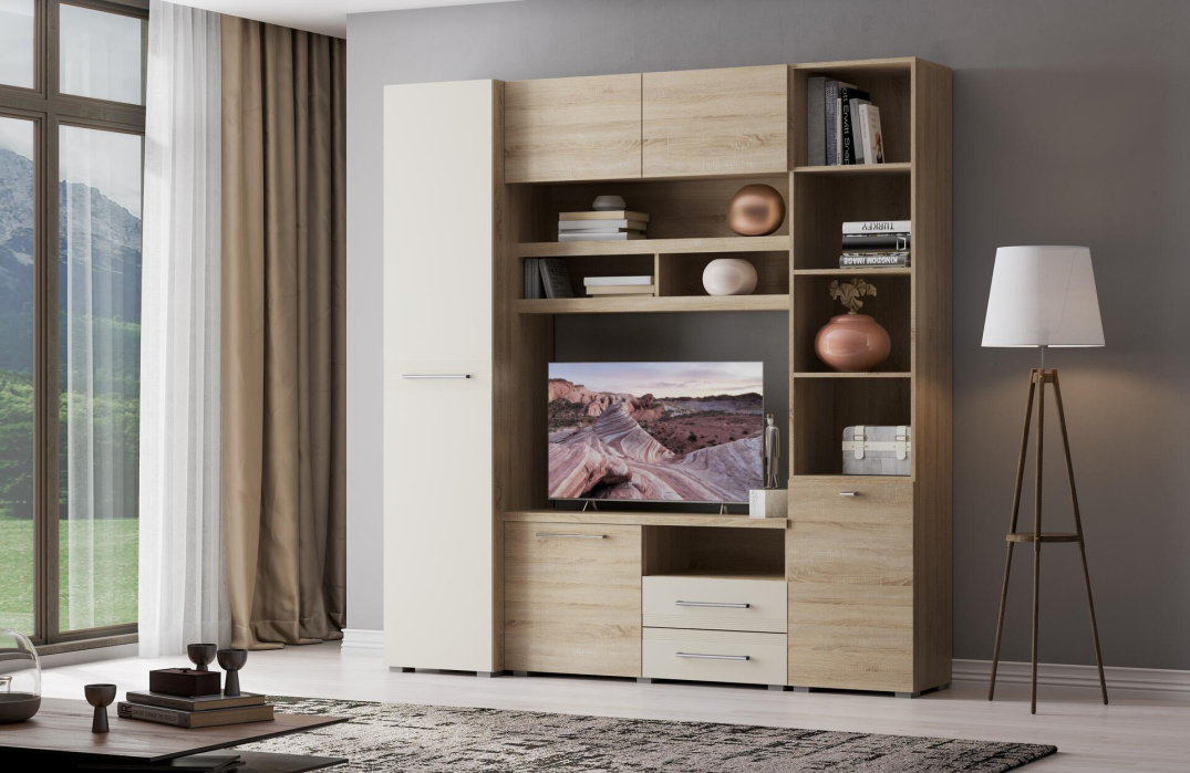 Дуб сонома + панна-котта