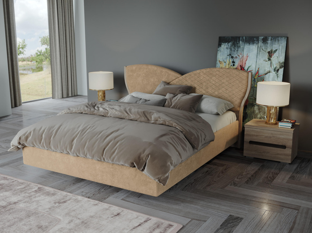 Дуб сонома ткань bella rombo 2