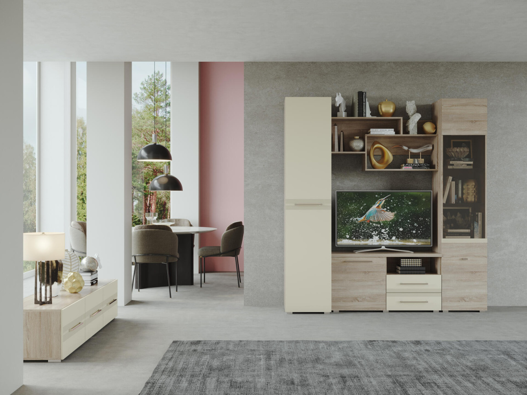 Дуб сонома + панна-котта