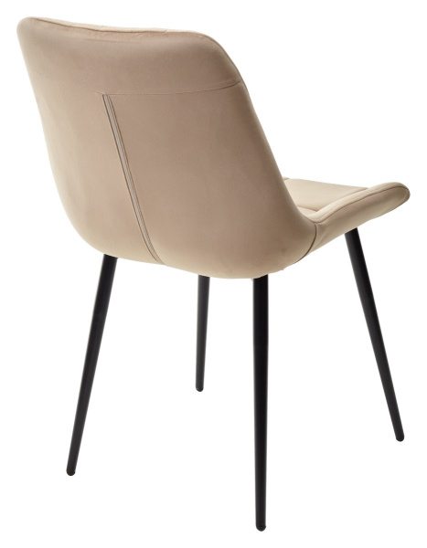 Стул ХОФМАН, цвет капучино #H65, велюр / черный каркас 4 шт./1 к М-City