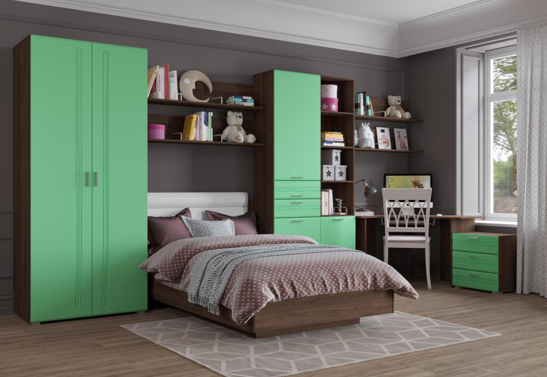 Рэд Фокс-Зеленый кожа prona 2655