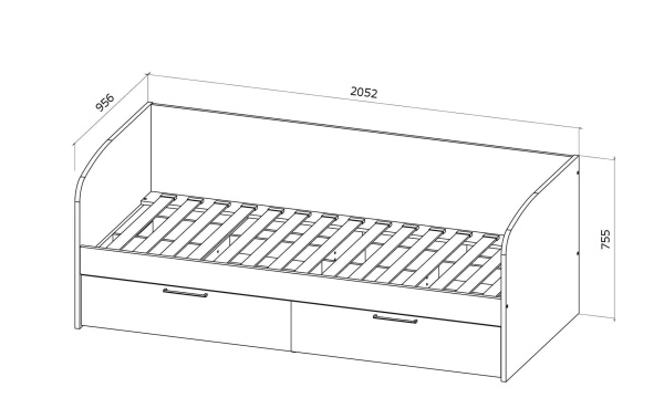 Кровать Стокгольм КС-01