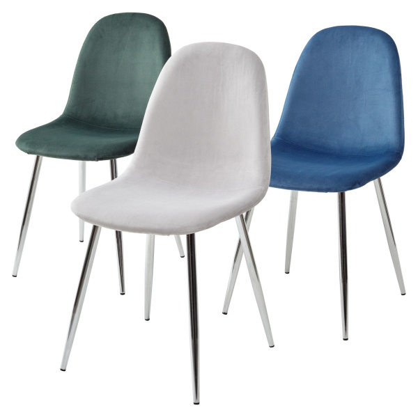 Стул PESCARA UF910-18 NAVY BLUE, велюр  М-City