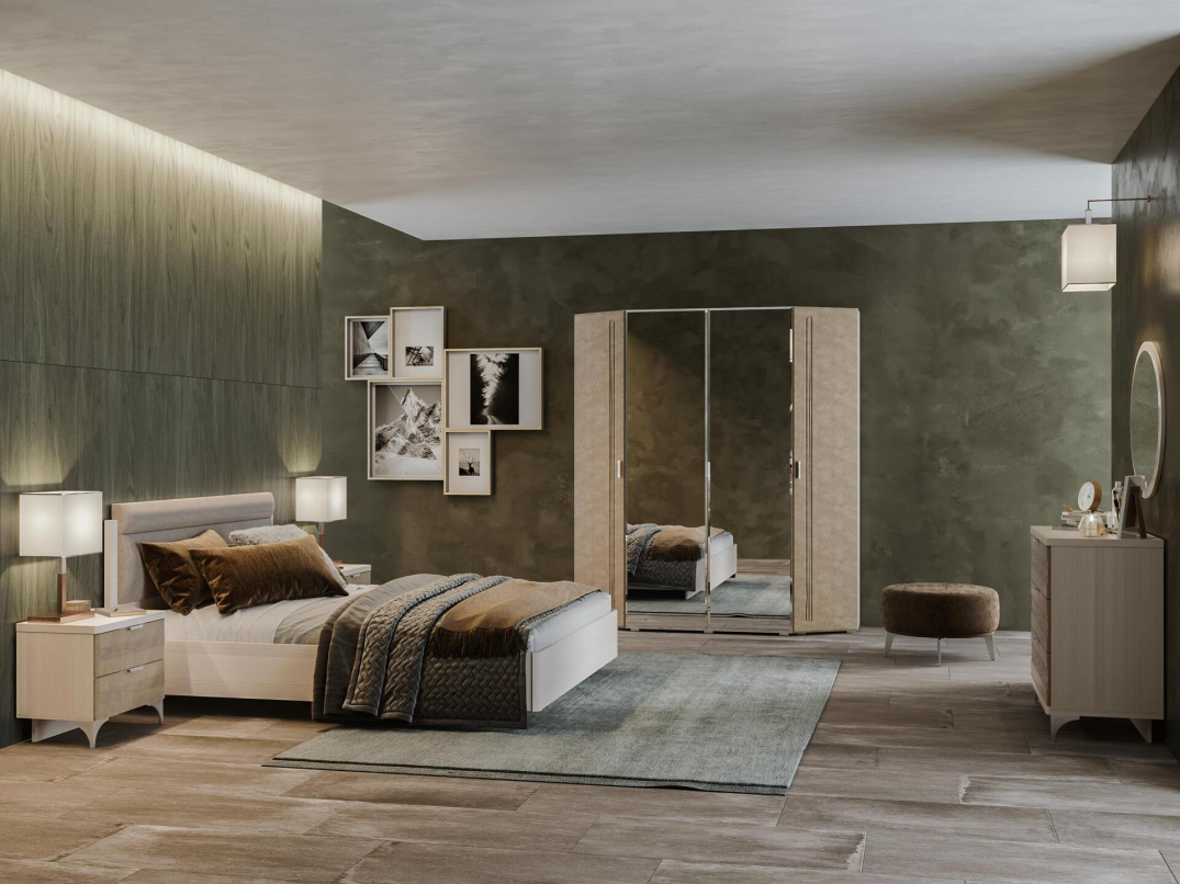 Бодега белая-Бетон бежевый ткань alpina 2