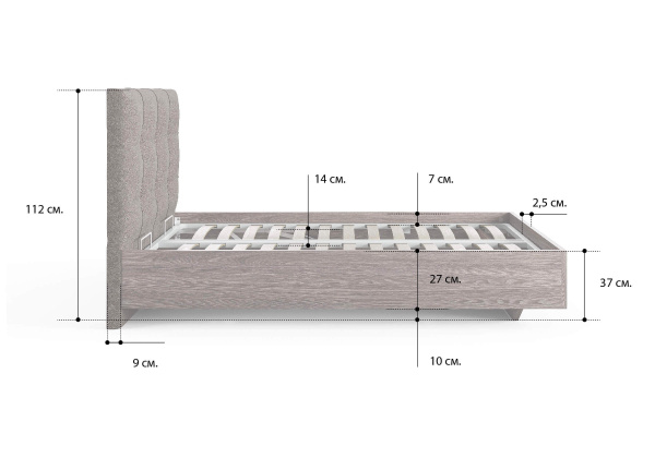 Кровать Сонум Кровать Victoria (ясень анкор)