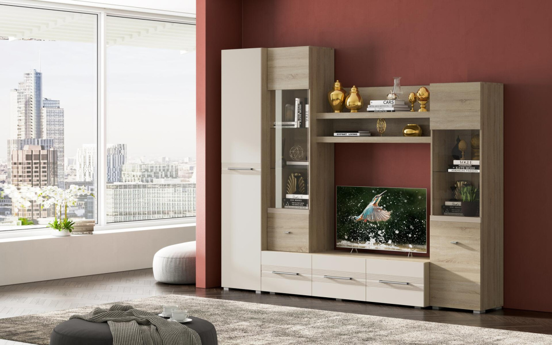 Дуб сонома + панна-котта