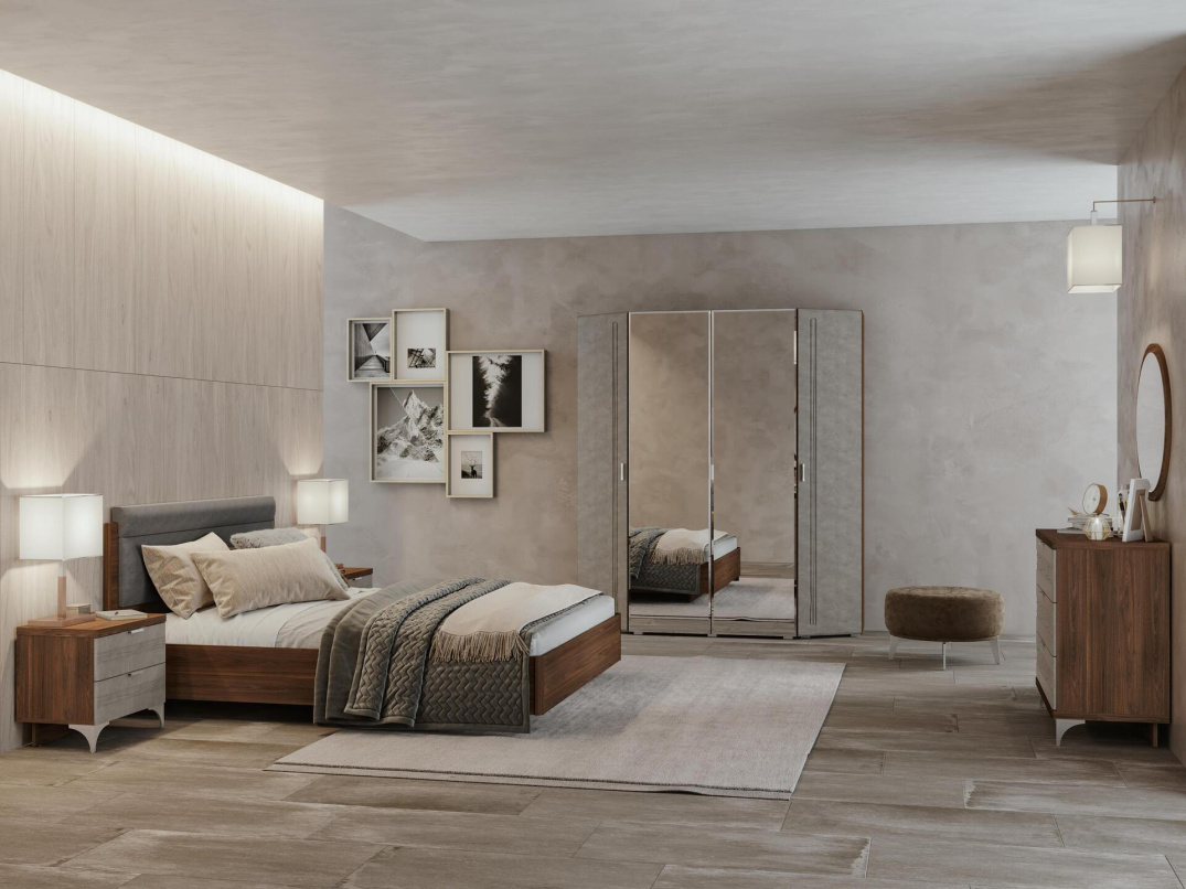 Рэд Фокс-Бетон серый ткань alpina 14