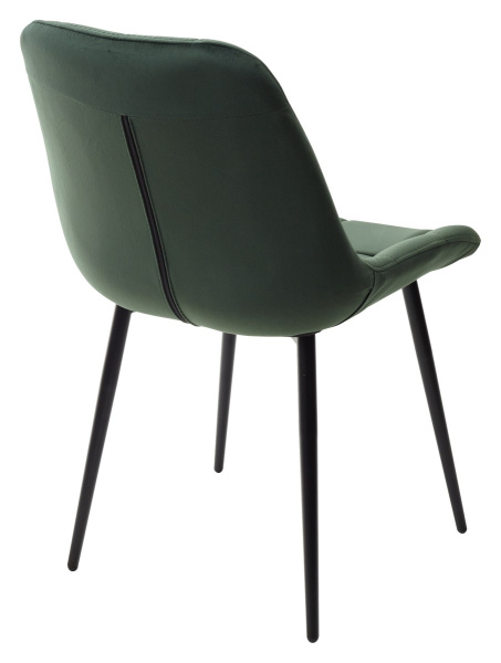 Стул ХОФМАН, цвет изумрудный #H30, велюр / черный каркас 4 шт./1 к М-City