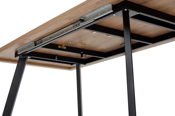 Стол BRICK M 120 Дуб Канзас/ Черный М-City