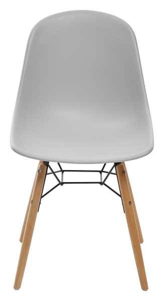 Стул BONNIE 292-DPP светло-серый с деревянными ножками  М-City