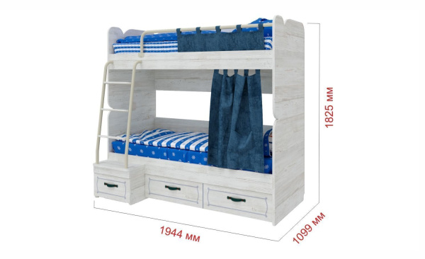 Кровать двухъярусная «Регата 6-1»