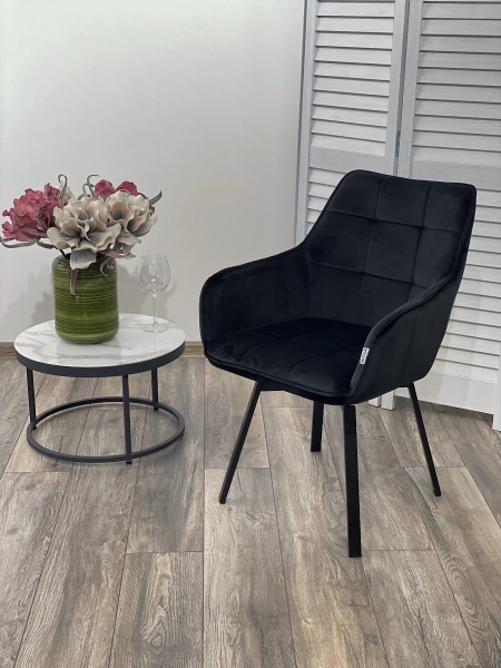 Стул MAVERICK BLUVEL-19 BLACK/ черный каркас, поворот.360 град. М-City