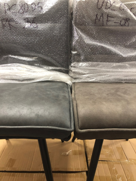 Стул SYLVIE MF-08  темный серо-коричневый, микрофибра MF-08 М-City