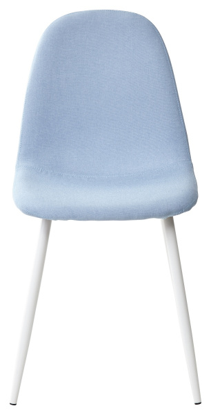 Стул CASSIOPEIA G064-38 серо-голубая ткань/ белый каркас  М-City