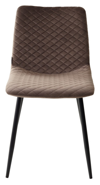 Стул TINTIN BLUVEL-38 LATTE / черный каркас М-City