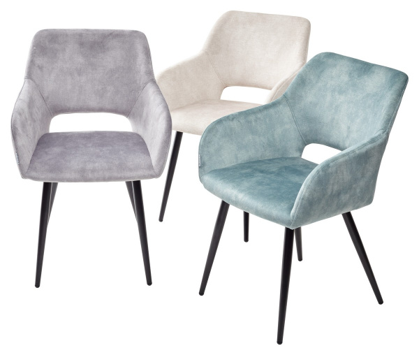 Стул ALLY VBP-216 античный зеленый/ черный каркас M-City