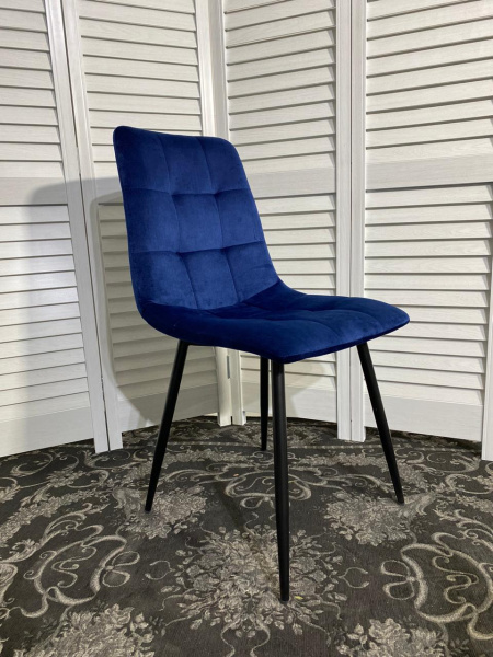 Стул BARI G062-49 СИНИЙ, велюр  М-City