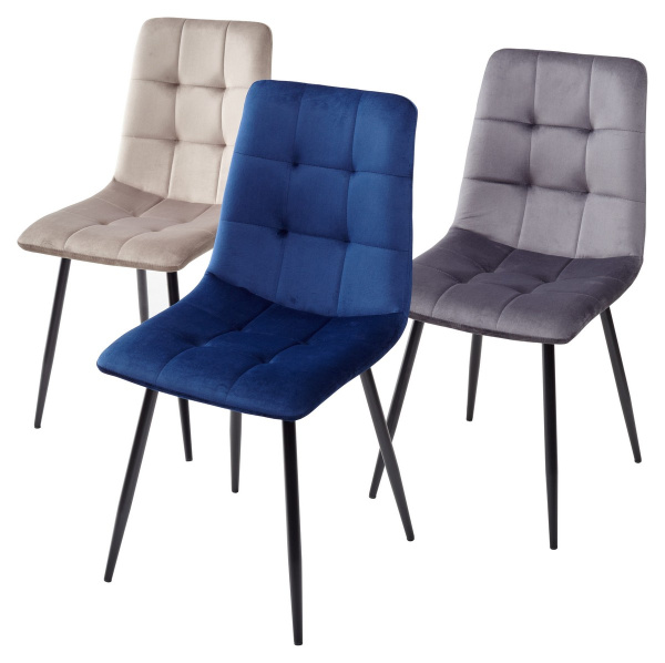 Стул BARI G062-13 КВАРЦЕВЫЙ, велюр  М-City