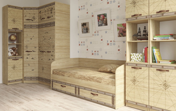 Кровать для мальчика «Корсар-5»