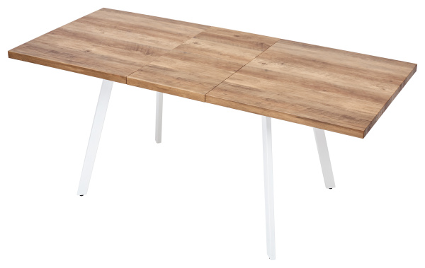 OLD Стол BRICK-2 120 Дуб #31014K/ БЕЛЫЙ каркас М-City