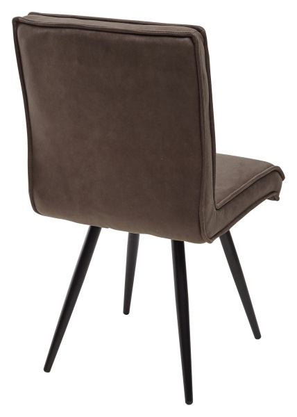 Стул SYLVIE MF-08  темный серо-коричневый, микрофибра MF-08 М-City