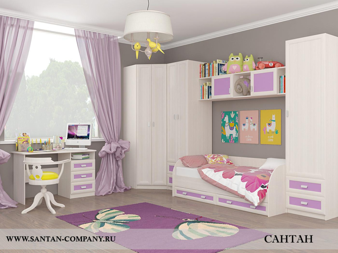 бодега белая/розовый