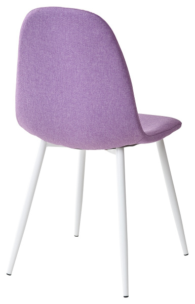 Стул CASSIOPEIA G064-16 сиреневый, ткань/ белый каркас  М-City