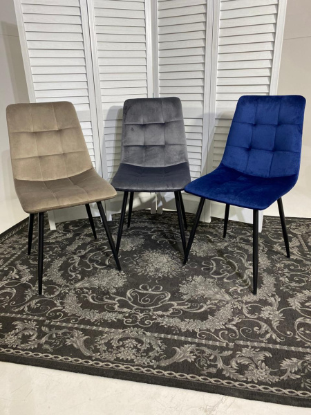 Стул BARI G062-13 КВАРЦЕВЫЙ, велюр  М-City