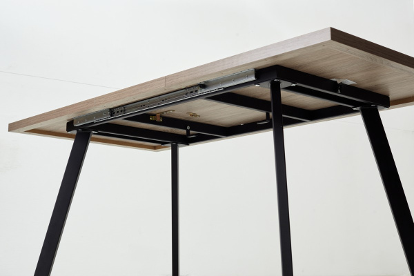 Стол BRICK M 140 Дуб Трюфель/ Черный М-City