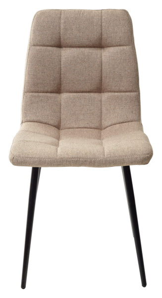 Стул ДИЛАН, цвет темно-бежевый #08, ткань / черный каркас М-City