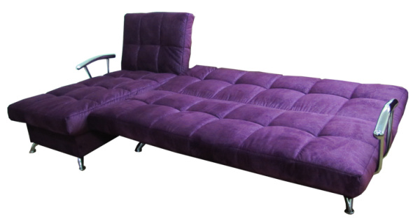 Диван "Финка ДКУ с хром. бок."